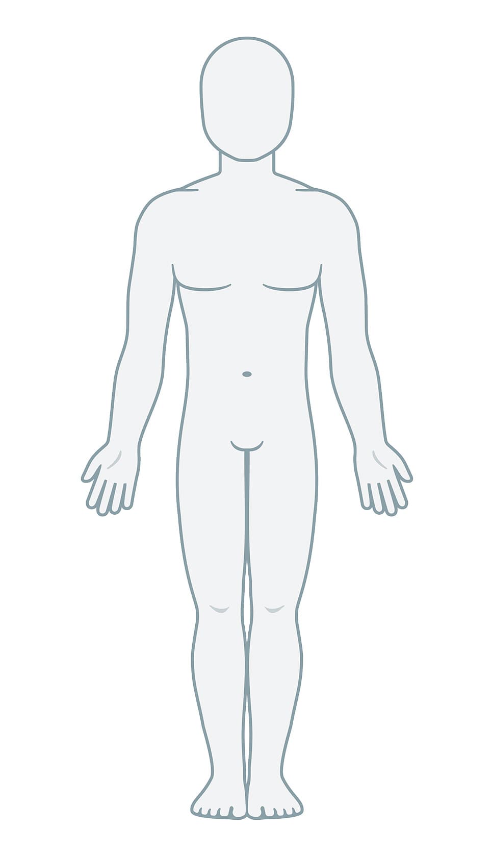 Körpergrafik für Zeckencheck